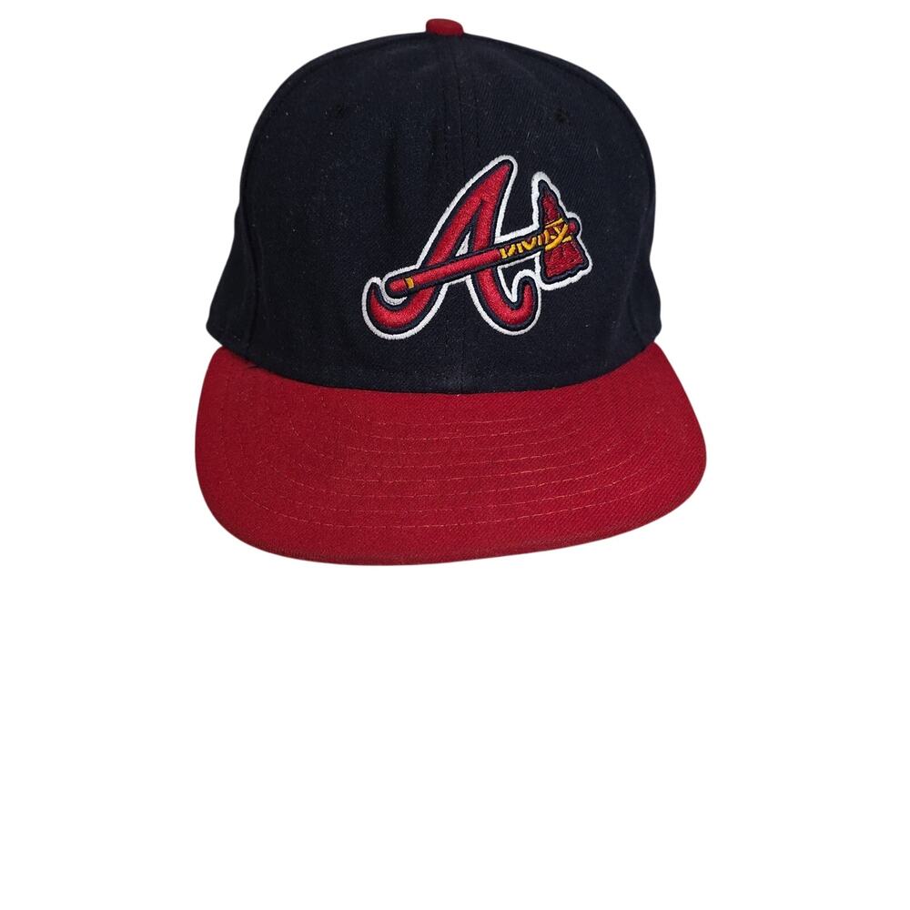 New Era Atlanta Braves MLB 59Fifty Fitted Hat Adult Size 7 3/8